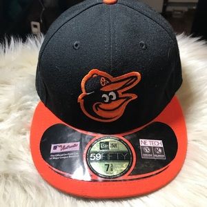 Authentic baltimore orioles fitted hat